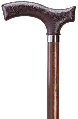 FRITZ molded Brown nylon handle, hardwood shaft men's 36