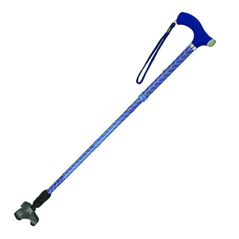 BLUE- Lucite Fritz Folding Cane-HC-9052774