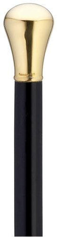 Ladies 14 kt Gold Plated Cap, Genuine Walking Stick