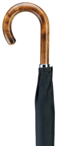 Men's Scorched Maple Wood Crook Umbrella 36