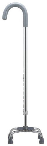 EXTRA TALL CROOK handle Quad Cane, small base, 38-45