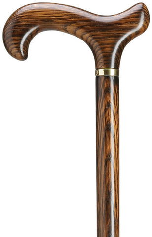 Charter Oak - Genuine Oak Derby Wood Walking Cane, unisex 36