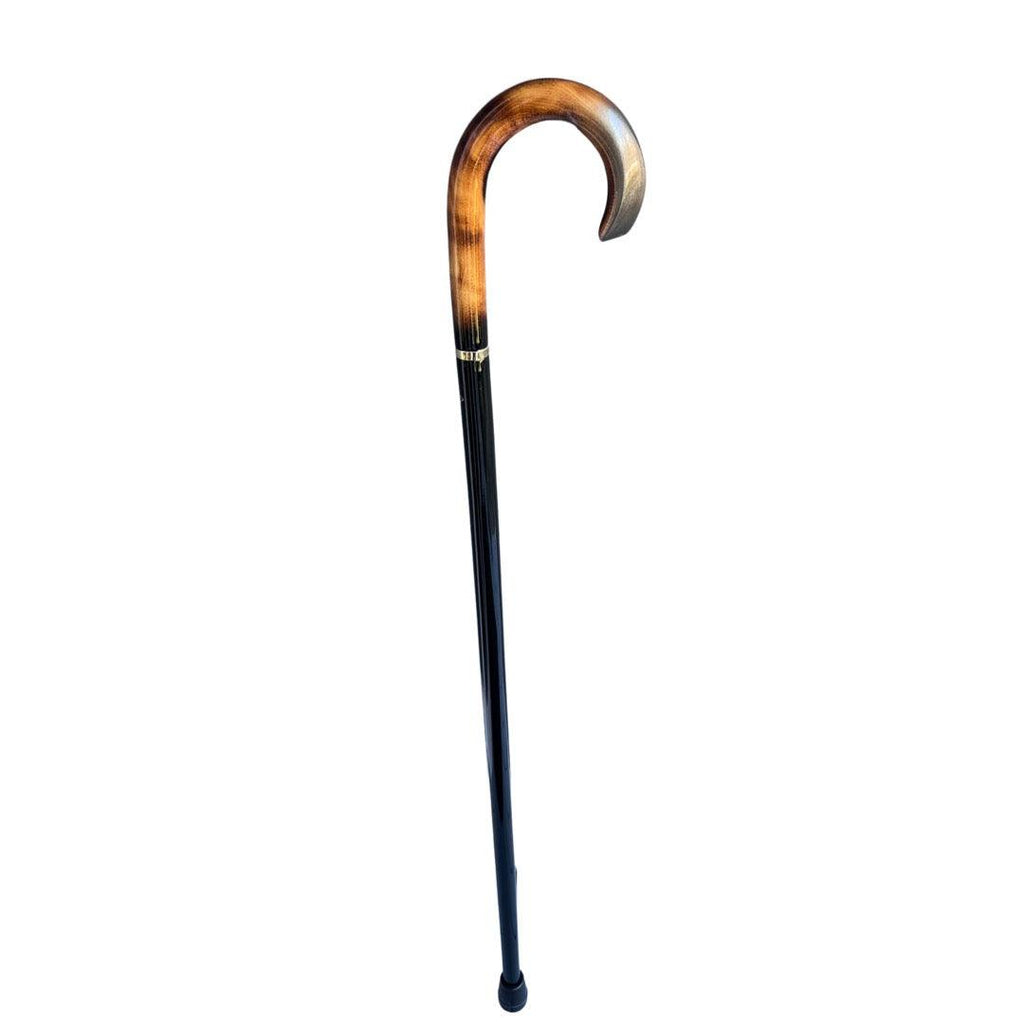Sanded Nose Crook Handle Walking Cane, unisex, 36" - Canes Galore