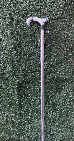 Grey Acrylic Pearlz Folding Adjustable Cane