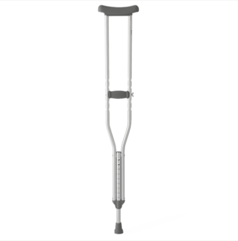 Medline Guardian Aluminum Crutches with 300 lb. Capacity, Tall Adult - Canes Galore