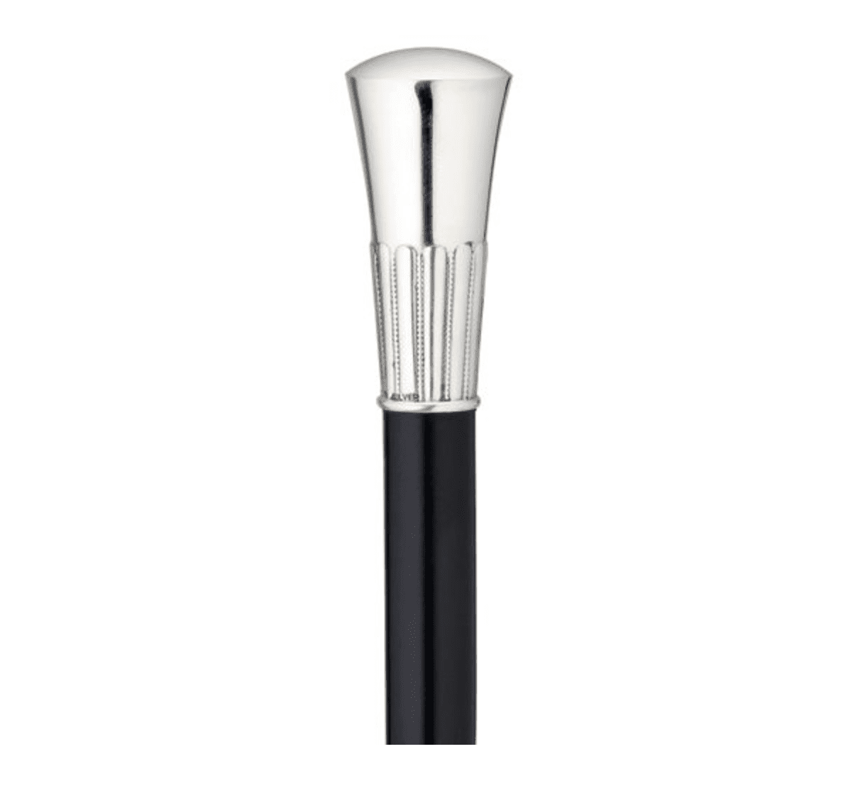 Formal Embossed Alpacca Silver Cap Walking Cane - Black Maple, Men's 36" | Canes Galore - Canes Galore