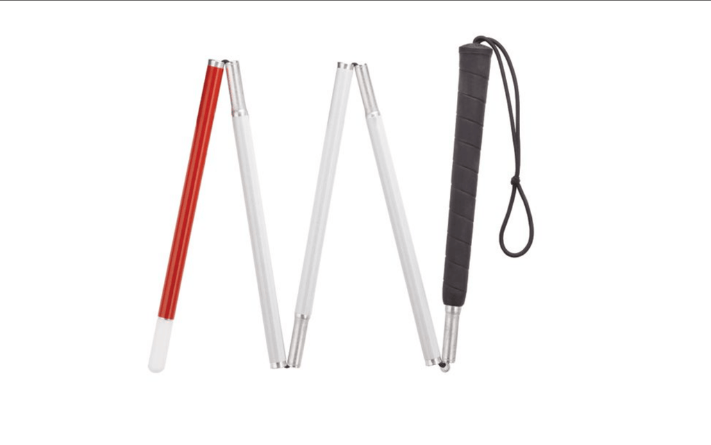 Visually Impaired Folding Walking Cane - Canes Galore