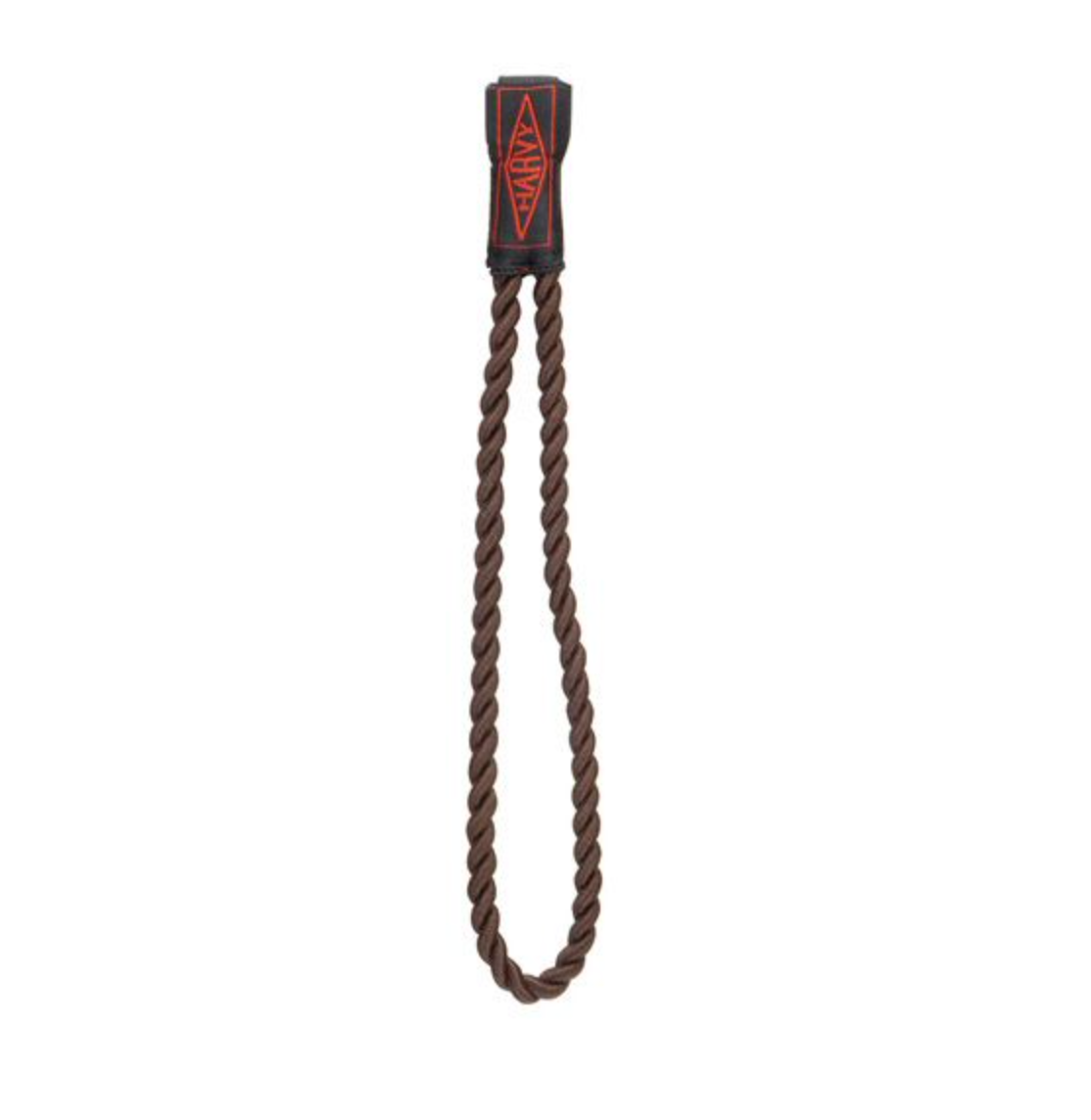 Cane Strap, Rope Style With Harvy Emblem Brown