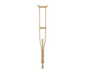 Wood Child Underarm Adjustable Crutches, for 3'4