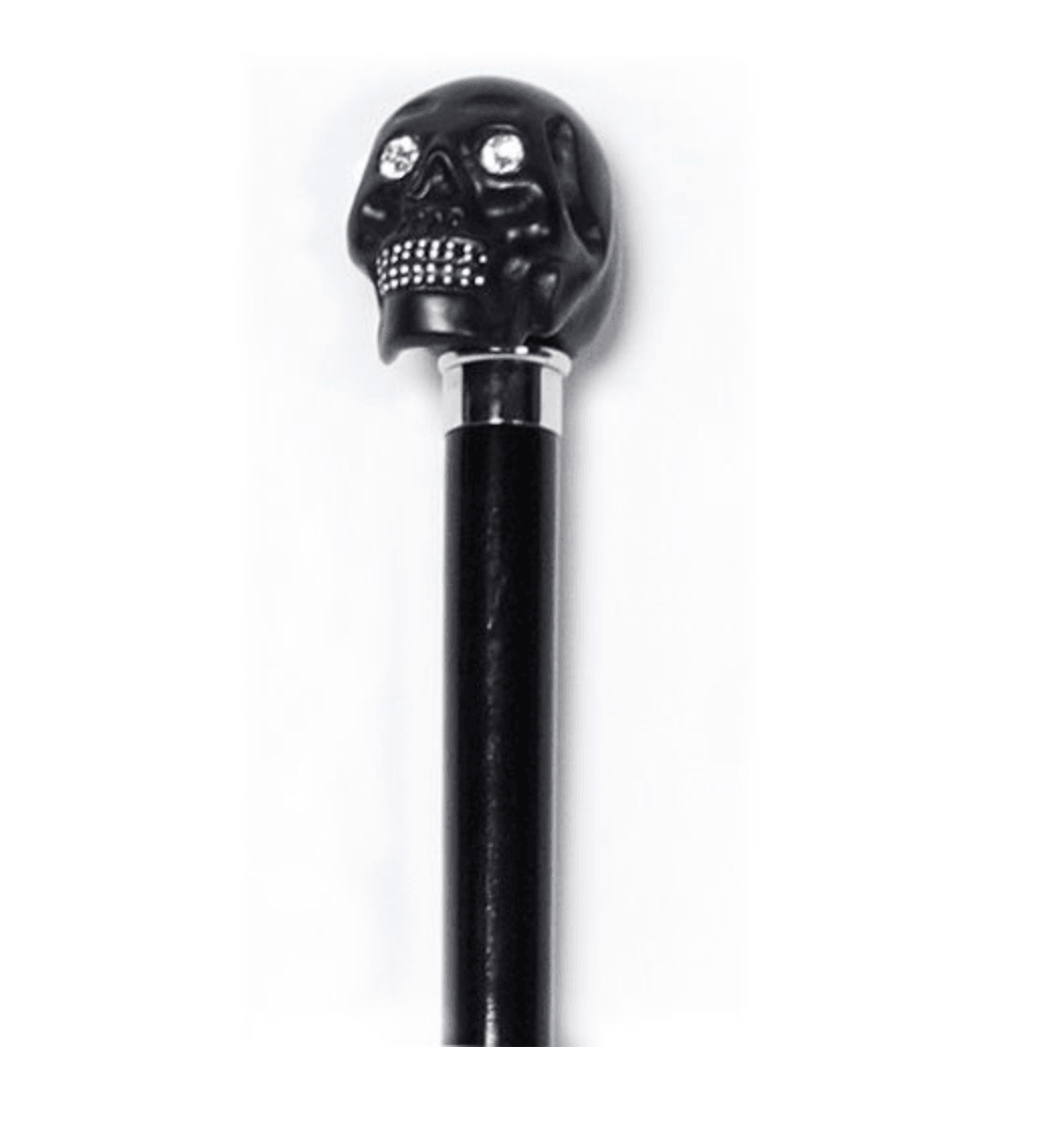 Gothic Skull Cane Walking Stick - Canes Galore