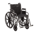 Folding Wheelchair With Removable Full Arms