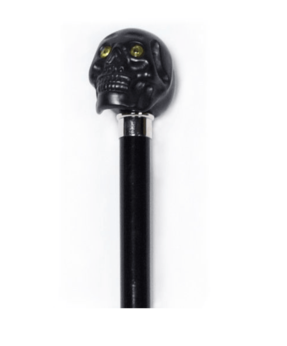 Gothic Skull Walking Cane - Canes Galore
