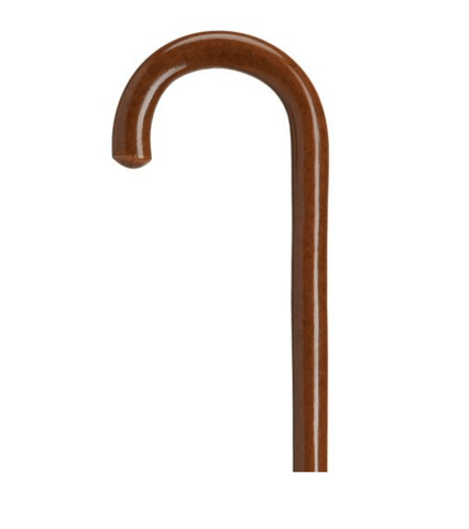 Genuine Malacca Wood Crook Cane, Men's 36