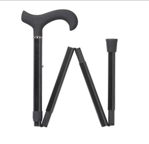 Soft Touching Carbon Fiber Folding Adjustable Walking Stick