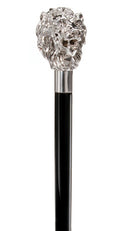 Leo the Lion Cat 925 Sterling Silver Handle Walking Stick 36