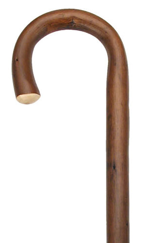 Men's Extra Heavy Duty Chestnut Crook Walking Cane: A Robust Companion for Every Journey