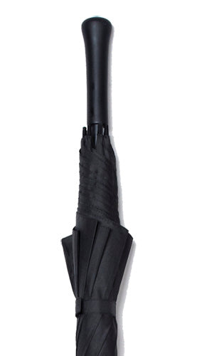 COLOSSAL DOORMAN'S BLACK UMBRELLA, with case, 43" long - Canes Galore