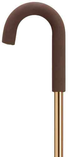 Bronze Hypalon Crook Ladies 3/4" Adj 32-39" - Canes Galore
