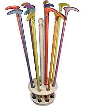 Round Ash Cane Stand - Canes Galore