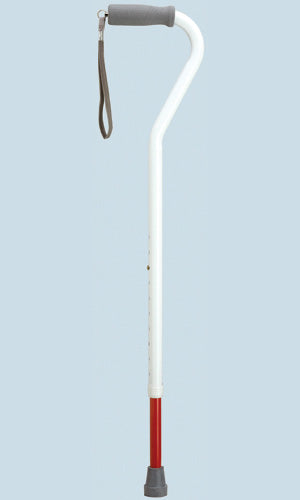 Offset Cane for the Visually Impaired, supports to 250 lbs, adjustable 30"-39" - Canes Galore