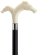 Double Horse Head Ivory Derby on Black shaft 36