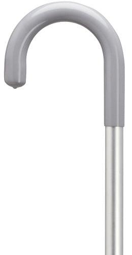 Non-adjustable 7/8" diameter aluminum Men's crook, 36" - Canes Galore