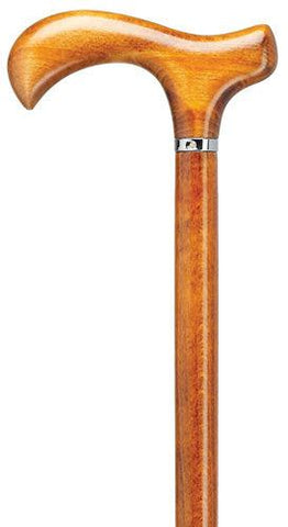 Ladies Cherry Hardwood Melbourne Walking Cane 36