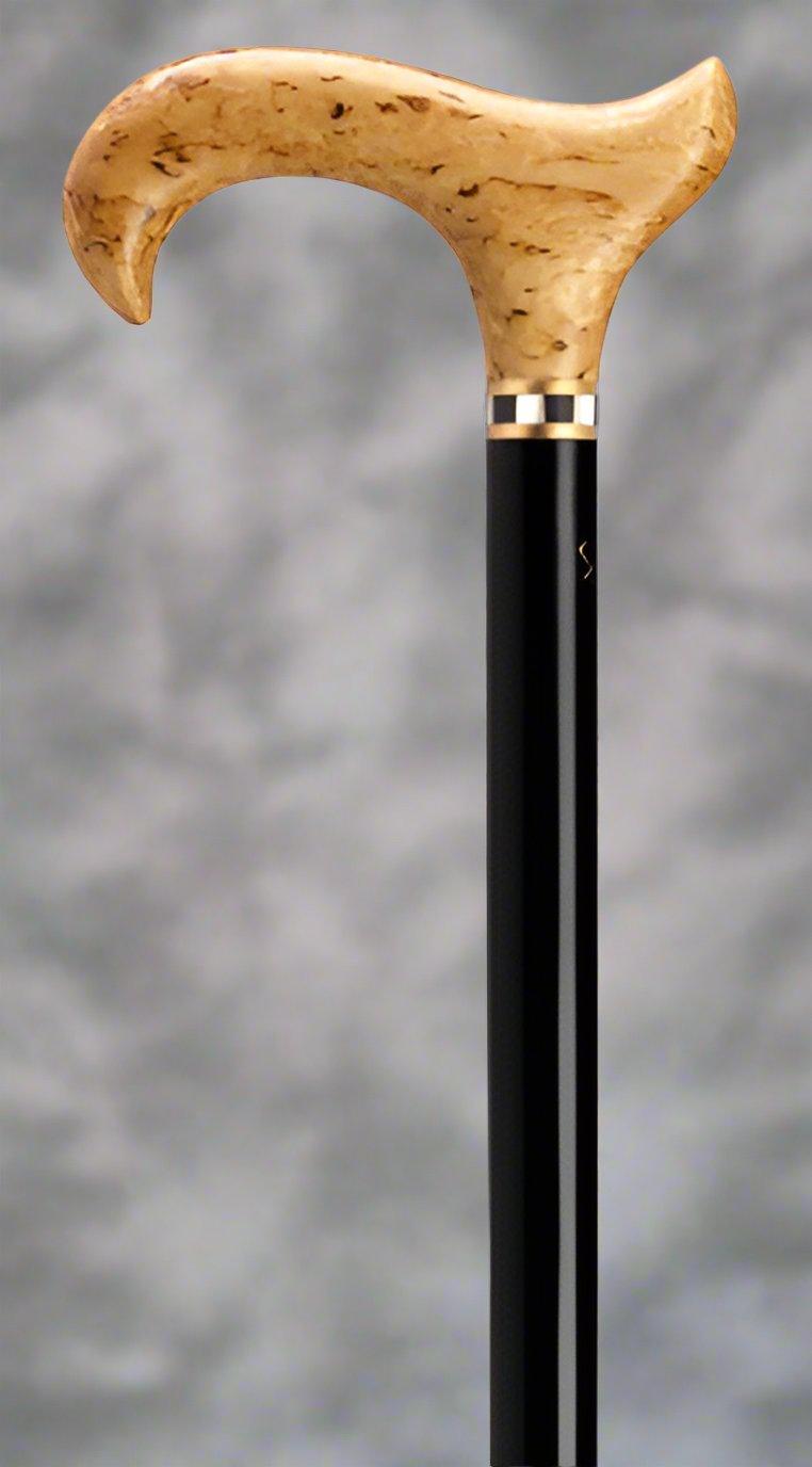 New! Ladies Stockholm Swedish Birch Derby Walking Cane: Elegance Meets Craftsmanship 36" - Canes Galore