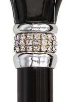 BLACK PEARLZ PEARLS designer walking cane - Canes Galore