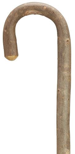 Genuine White Ash Crook, Men's 36" - Canes Galore