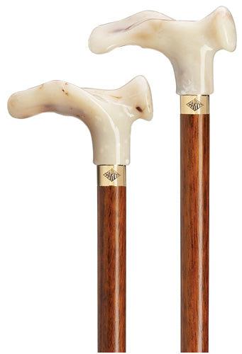 Marbleized Comfort Palm Grip Walking Cane: Universal Comfort and Style - Canes Galore