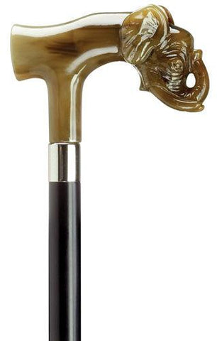 REPUBLICAN Walking Cane Elephant Horn Derby Cane, 36