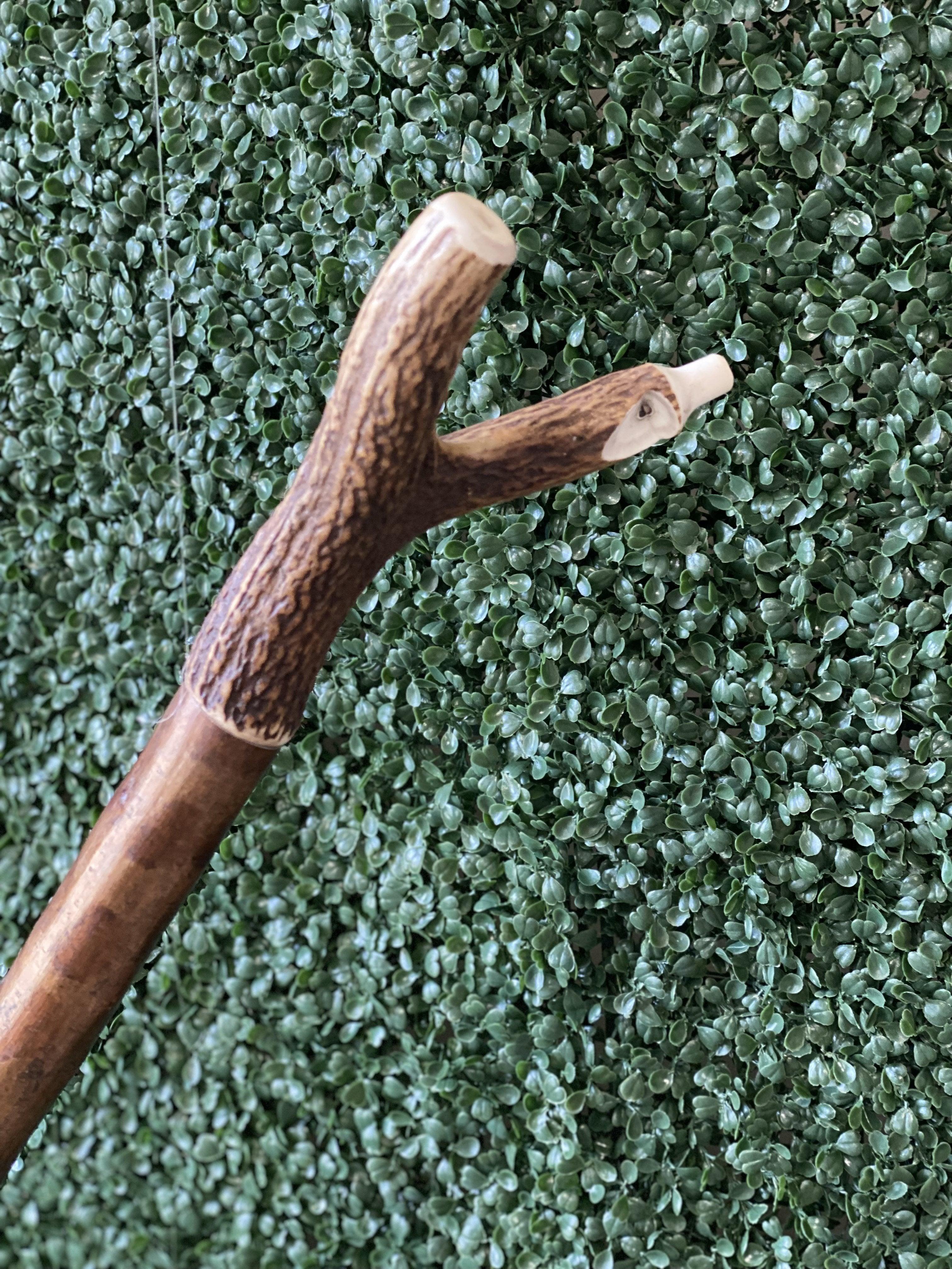 Genuine Staghorn Walking Stick with Built in Whistle - Canes Galore