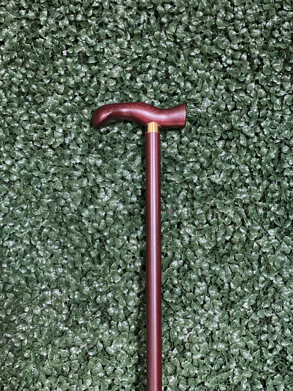 Ergonomic Derby Burgundy Walking Cane 36" - Canes Galore