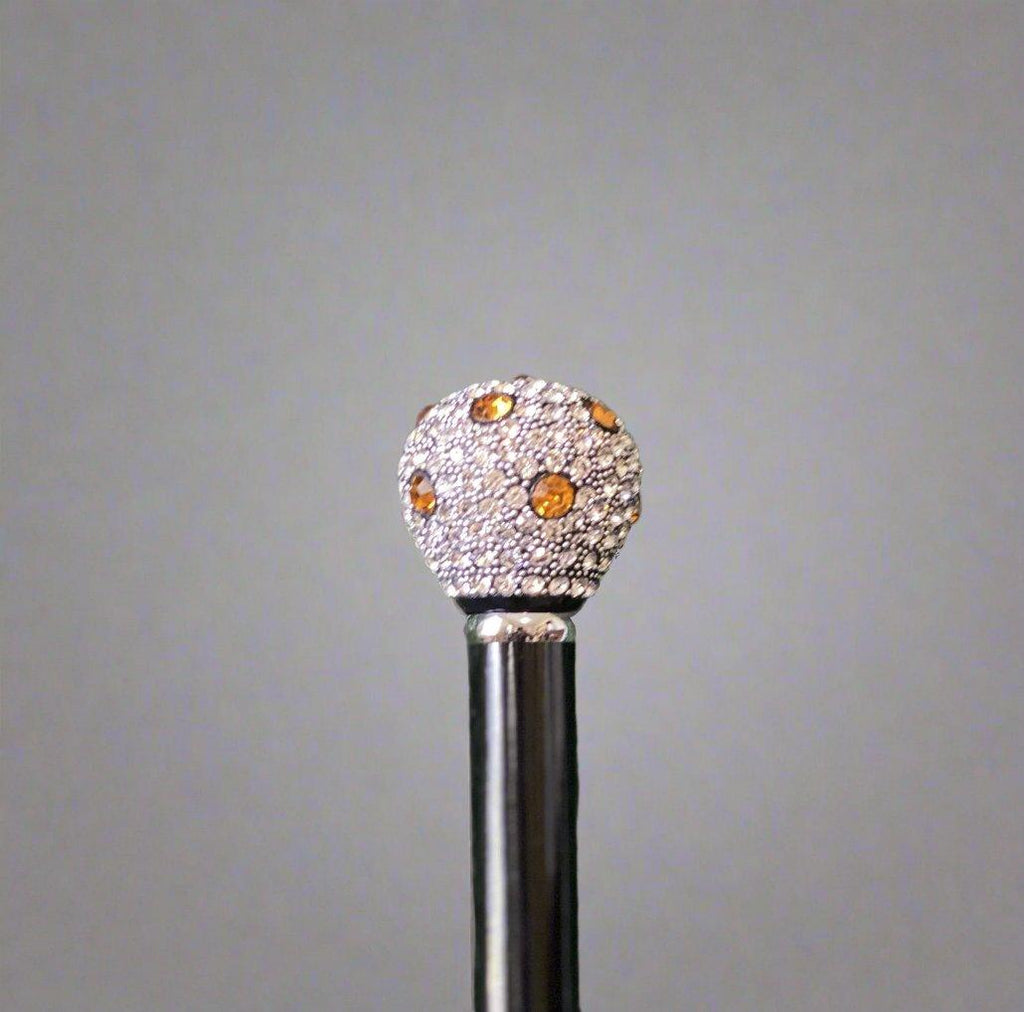 Crown Jewels Rhinestone Crystal Nite Walking Stick | Theatre Prop 36" - Canes Galore - Canes Galore